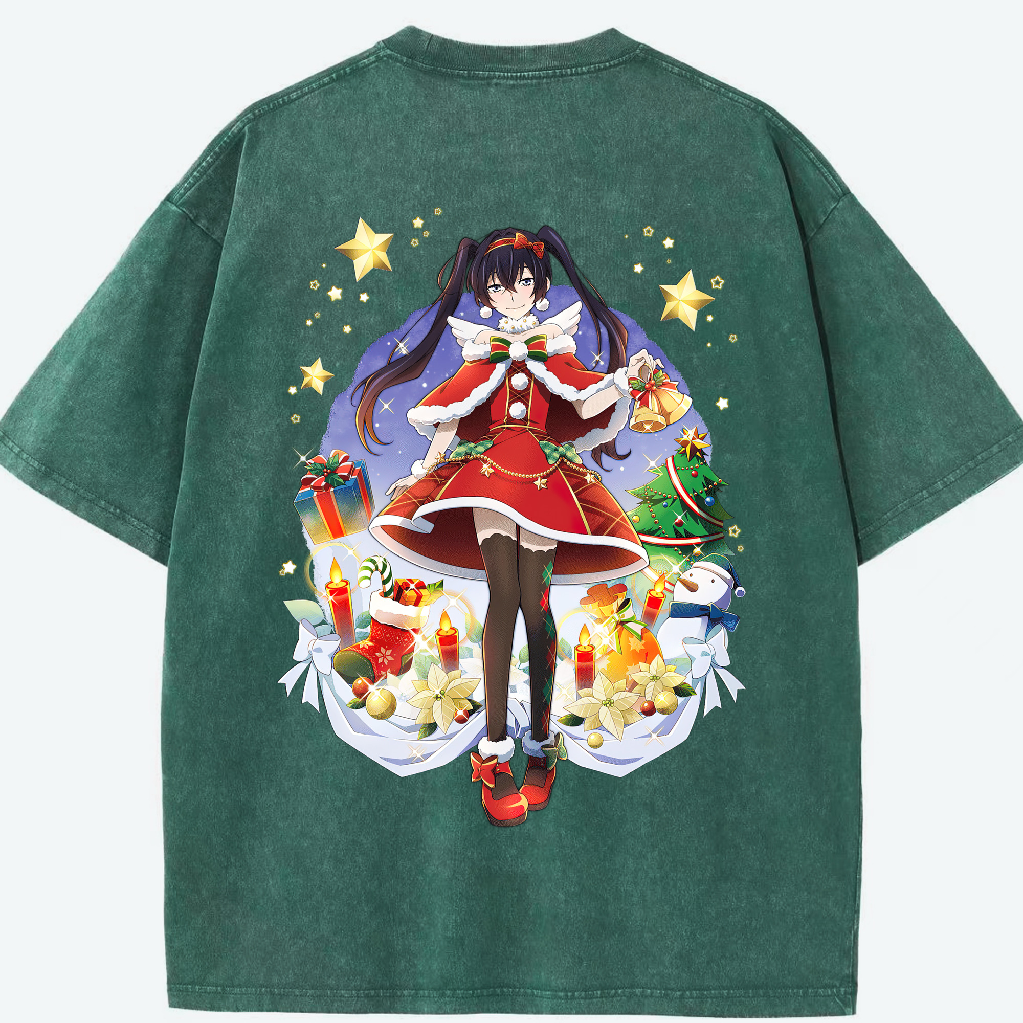 （画像用） 文豪ストレイドッグス Bungo Stray Dogs 綿100% ヴィンテージ風 半袖Tシャツ（背面プリント）
